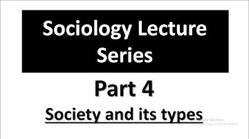 Society | Types of society | Characteristics of Society | CSS|PMS|PCS