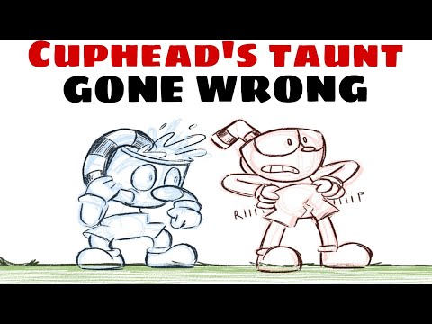 A Cuphead comic dub: Cuphead's taunt gone wrong