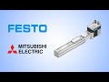 Festo emcs  with plc mitsubishi fx3u control