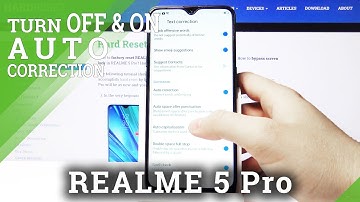 How to Activate Auto Correction in Realme 5 Pro - Predictive Text Feature
