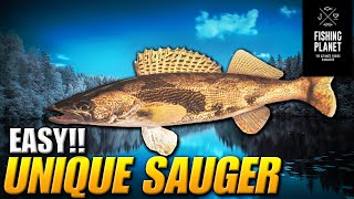 How to catch Unique Sauger on Emerald Lake - Fishing Planet