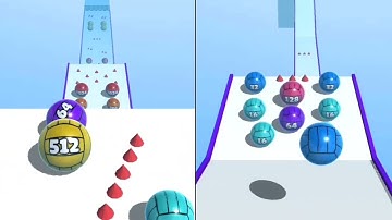 Ball Merge 2048 , Gameplay Walktrough Android iOS 🎮🎮 Max levels