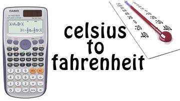 How to convert celsius into fahrenheit in scientific calculator - celsius to fahrenheit