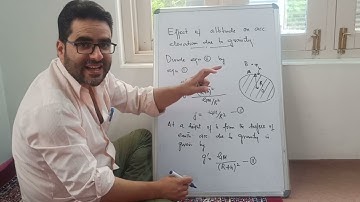 Vid 9.Effect of altitude on acceleration due to gravity