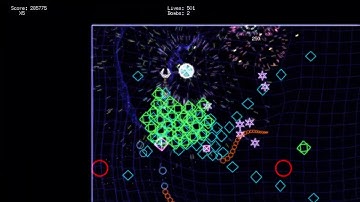 Geometry Wars Clone, 2 weeks progress