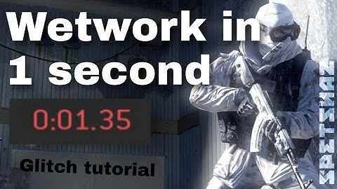 MW2 Glitch : Wetwork in 1 second (Spec Ops)