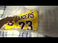 Los Angeles Lakers LeBron James Swingman Jersey Gold unboxing/review