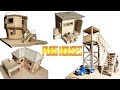 How To Make PUBG HOUSES Compilation GARAGE. GUARD TOWER, HARRY POTTER, FBOY SHACK DIY From Cardboard