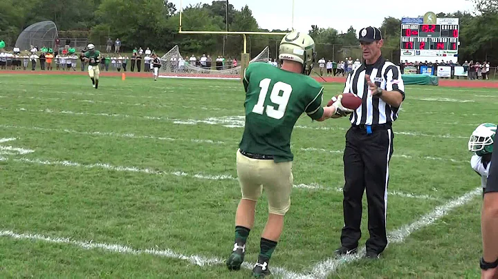 Nice catch by Karl Kumm along sideline