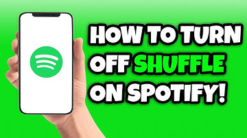 How To Turn Off Shuffle On Spotify (2023) Shuffle Button On/Off Spotify