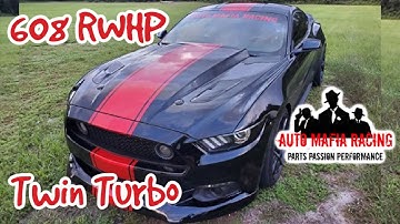 Another Mafia Tuned 3.7L V6 Mustang Makes 600+ rwhp?! (Twin Turbo)