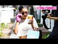 Vanessa hudgens gets snappy  sarcastic with paparazzi while out shopping with a broken hand in weho