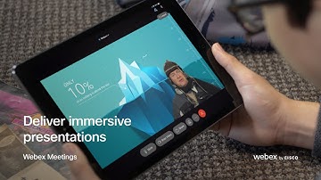 Deliver immersive presentations  |  Webex Meetings