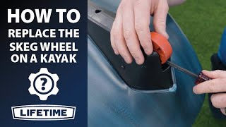 How to Replace the Skeg Wheel on a Lifetime Kayak | Lifetime How To