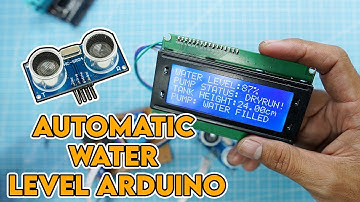 ARDUINO WATER LEVEL INDICATOR DENGAN SENSOR ULTRASONIC HC-SR04