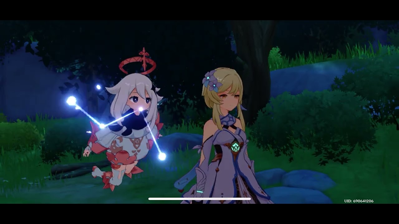 Playing genshin for the first time.