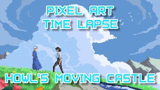 Pixel Art Time lapse | Howl's Moving Castle | Aseprite | Lofi