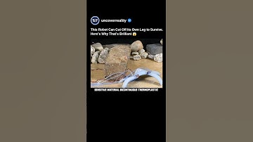 This Robot Can Cut Off Its Own Leg To Survive. You Won