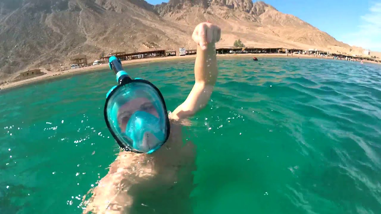 Korall Dahab Three Pools Dive Site / Коралы в Дахабе, бедуинская деревня дайв с тремя басейнами