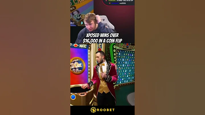 He Win $16,000 In Coin Flip #casino #highlights #crazytime #roobet