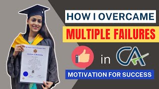 How I overcame Multiple failures in CA 🔥| From Failures to Success | Azfar Dil Se