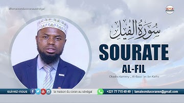 Okasha Kameny : Sourate al Fil · سورة الفيل L'ÉLÉPHANT · N°105 · 5 V ( Al Bazzi 'an ibn Kathir )