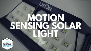 Litom 24 LED Motion Sensor Solar Light Review - Outdoor Waterproof Security Lights