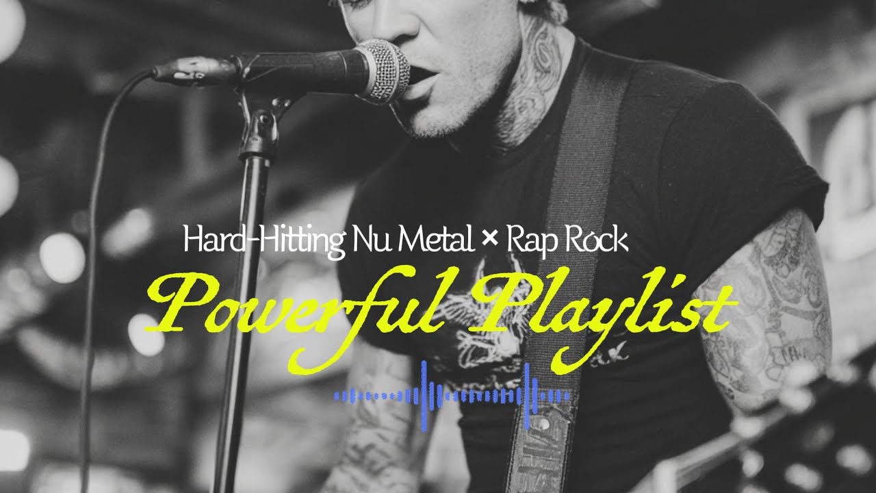 [🎧𝐩𝐥𝐚𝐲𝐥𝐢𝐬𝐭] Powerful Metal Rap Rock for Gym, Study, Work Music, 노동력 부스터 ...