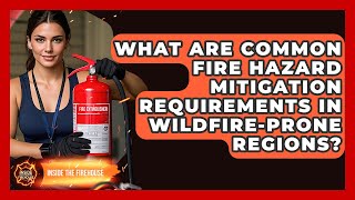 What Are Common Fire Hazard Mitigation Requirements in Wildfire-Prone Regions?