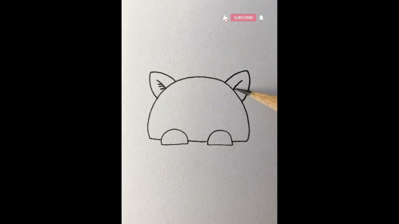 🐈 drawing art esay steps .... 🥰🌺 - YouTube