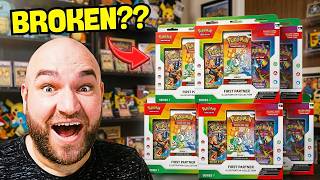 I Took a Risk on 6 Pokémon First Partner Illustration Collection Boxes.. INSANE PULLS?