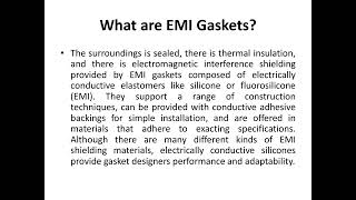 EMI Gaskets  UNISON TechEMC
