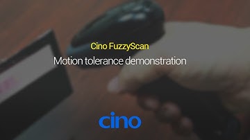 Cino 2D barcode scanners offer superior motion tolerance