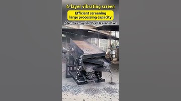 4 layer vibrating screen#vibratingscreen #SandScreen#MiningScreen#MiningScreening
