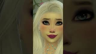 ❄️ Je recrée Elsa de La Reine des Neiges dans Les Sims 4 ! 👑 #thesims4 #sims4cc #sims4mods