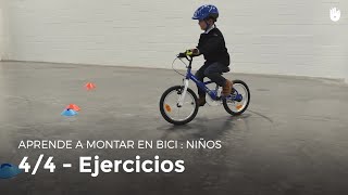 4/4 - Ejercicios y juegos | Enseña a un niño a montar bici - YouTube