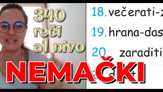 Test Za A1 Nivo - 340 Nemačkih Reči Reči Koje Treba Naučiti Na Početku