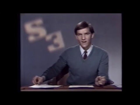 S3 Südwest Saarbrücken 26.09.1984 Jörg Gehlen Nachrichten zum Sendeschluß  Testbild 