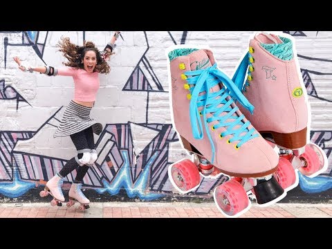 APRENDENDO A ANDAR DE PATINS QUAD! Aula pra iniciantes - Paula Stephânia