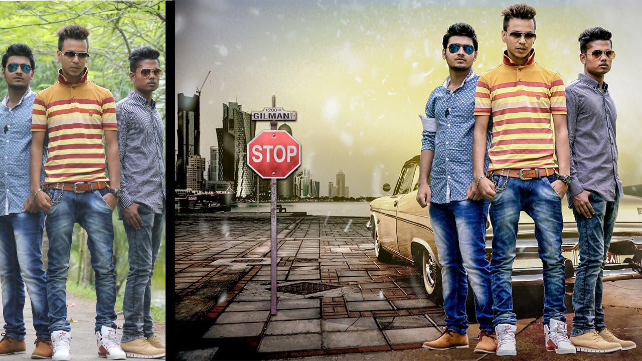 Photoshop Tutorial | Photo Manipulation & Change Background Very Smooth -  YouTube