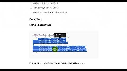 Java’s Math.pow() Method Explained