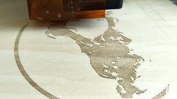 MOMO Cutting Plotter laser engraving demo