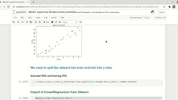 Grip Task 1 Supervised machine learning to predict the score of a student basis on their study hours