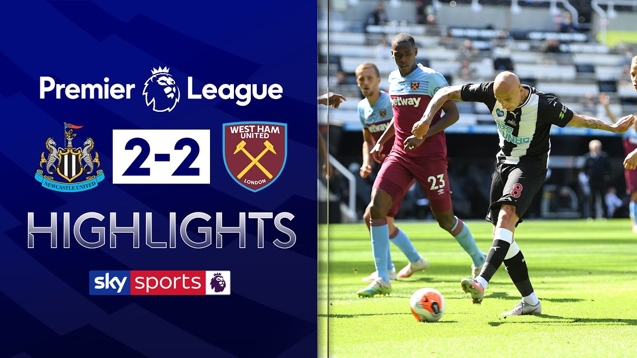 Newcastle come from behind twice to draw with West Ham! | Newcastle 2-2 West Ham | EPL Highlights