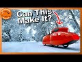 Riding an electric velomobile through frozen hell 