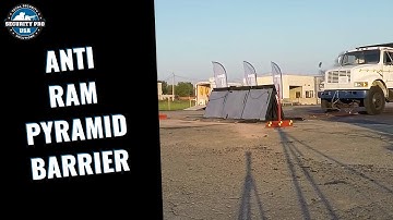 Mifram Hercules 100 Portable Vehicle Barrier Demo by Security Pro USA