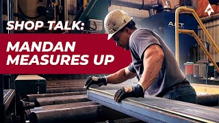 Mandan Measures Up: Crafting Beauty From Steel