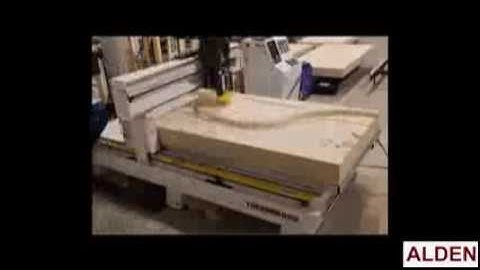 Thermwood Model 45 Time-lapse Machining Topographic Map