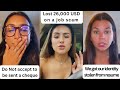 People are getting scammed when searching for job  tiktok rants on employment scams jobmarket