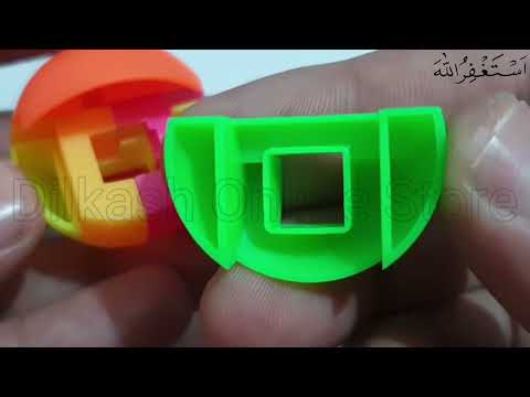 Keychain puzzle - Keychain puzzle cube - Solution to keychain puzzle cube